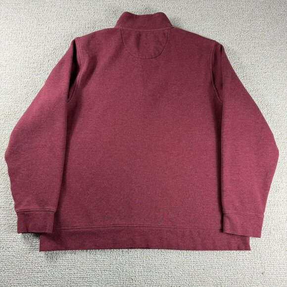 Brooks Brothers 1/4 Zip Comfort Sweatshirt Red Men’s Size XL - Picture 6 of 7